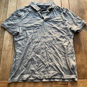 Banana Republic Luxury Touch gray polo Slim Fit L